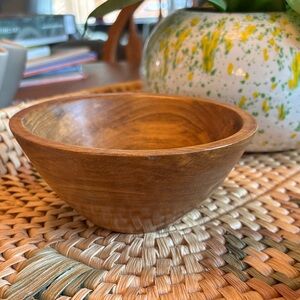 Small Elegant Wooden Bowl